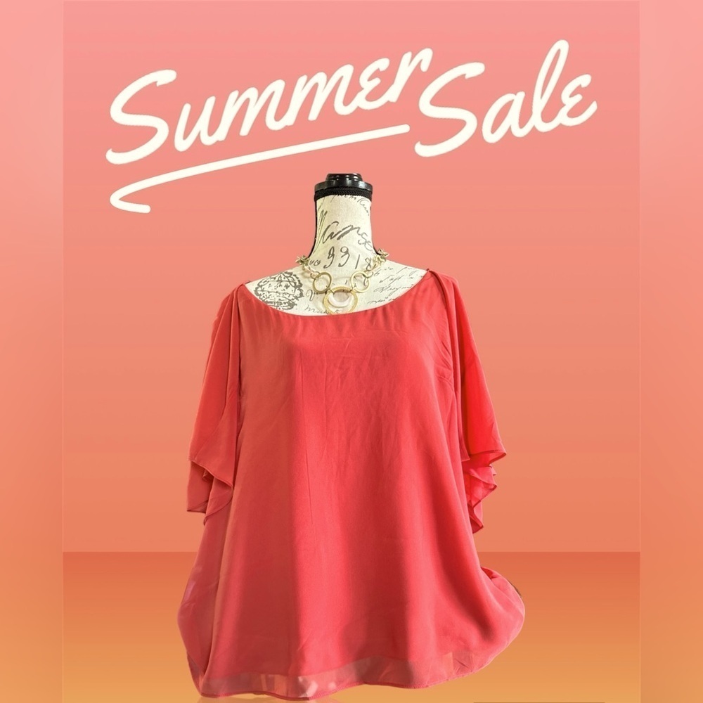 NWT- City Chic curvy chiffon blouse.
